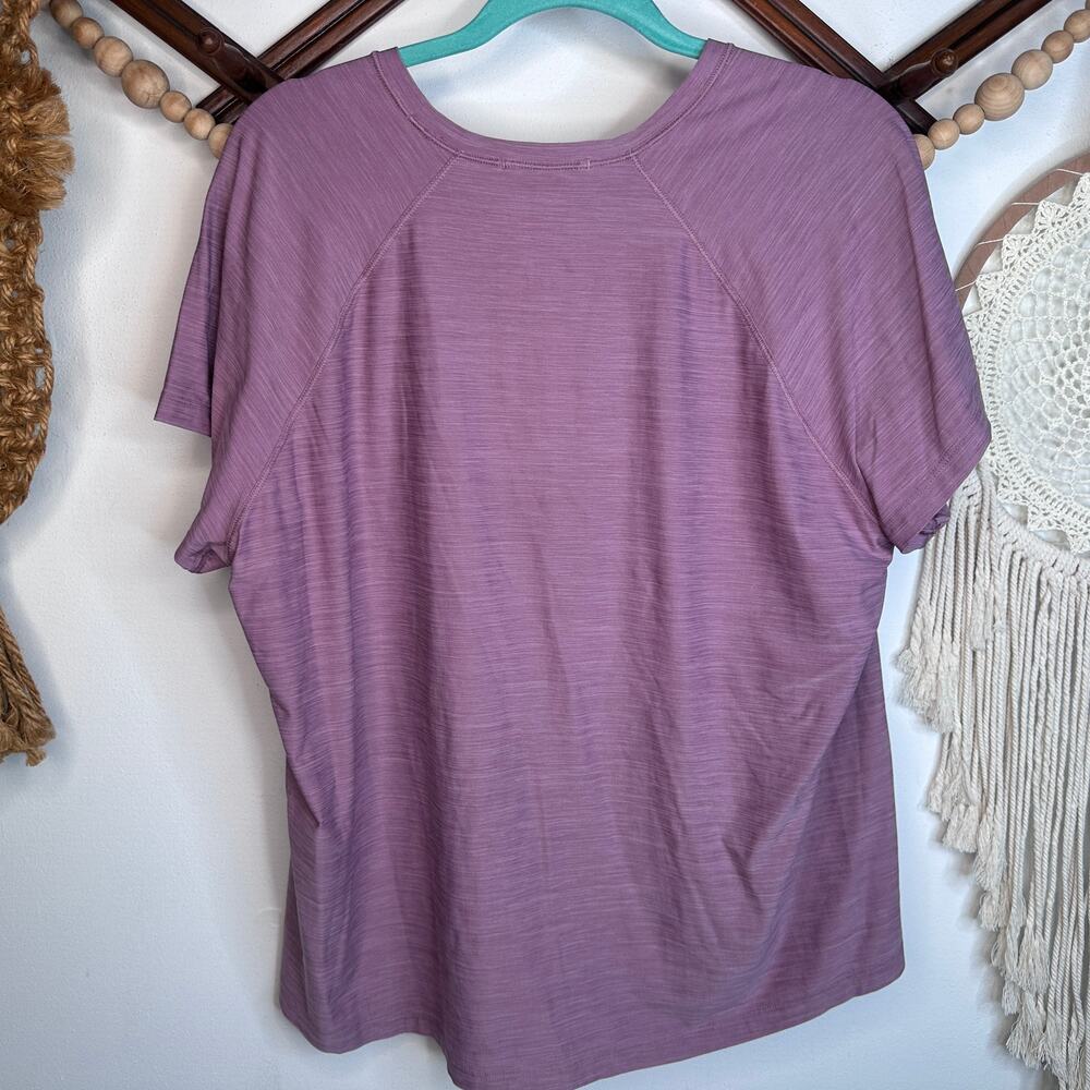 Athleta Ultimate Train Heathered Athletic Top - Picture 2 of 3